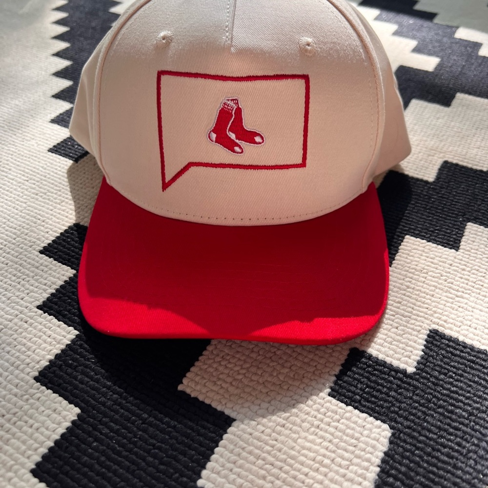 Red and White Baseball Cap